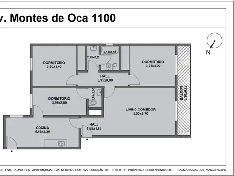 Departamento en Venta en Barracas, USD 130.000