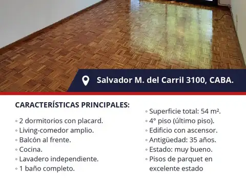 Luminoso 3 Ambientes con Balcón | Semipiso | Oportunidad