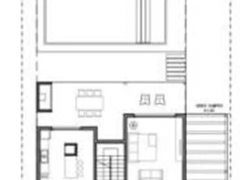 Casa 4 ambientes con 2 baños