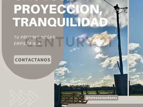 Terreno en Venta 10  mts Frente