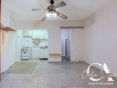 Departamento Monoambiente con 1 baño