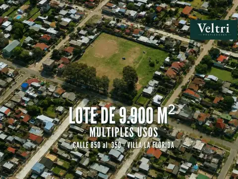 VENTA LOTE DE 9.900 m² – VILLA LA FLORIDA