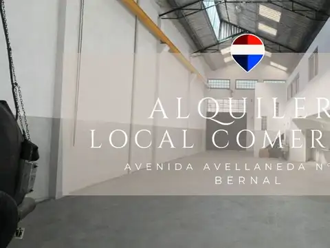 ALQULER LOCAL COMERCIAL BERNAL 