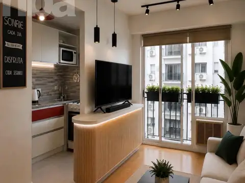 Departamento Monoambiente con 1 baño