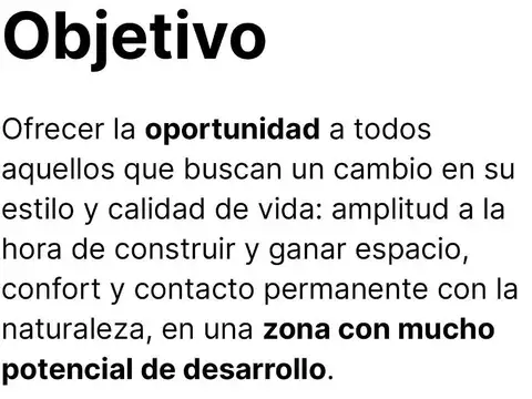 Terreno en Venta, FOS 60