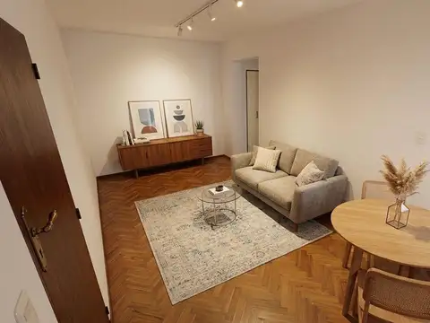Departamento 2 ambientes con patio zona Caballito