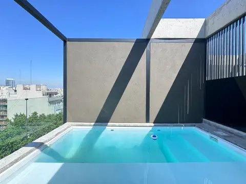 ALQUILER CON O SIN MUEBLES-  Triplex con Pileta y Jardín- 3 Ambientes,Cochera, Palermo Hollywood