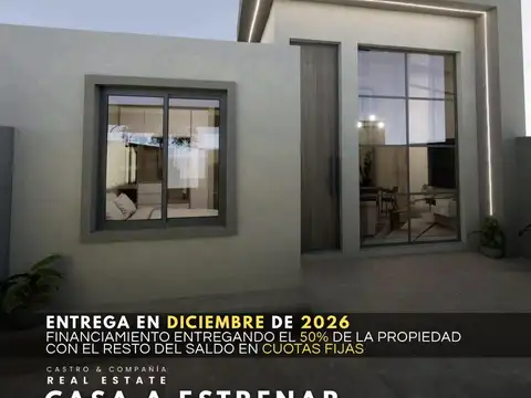 Venta Casa A Estrenar De 2 Dormitorios En Barrio Tres Gracias Barrio Joven Alta Gracia