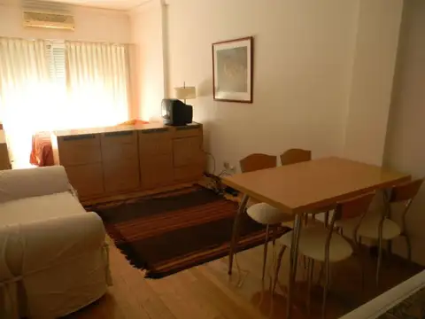 Departamento monoambiente, alquiler temporario, Barrio Norte