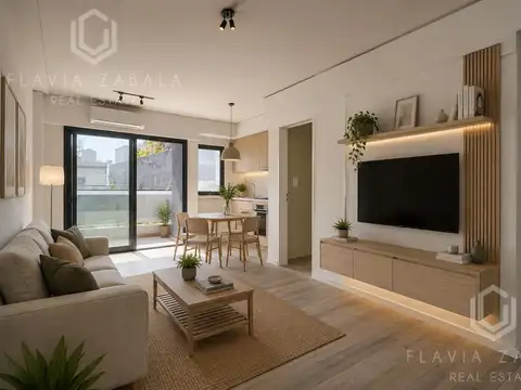 Venta departamento dos ambientes a estrenar con balcón frente en Boedo
