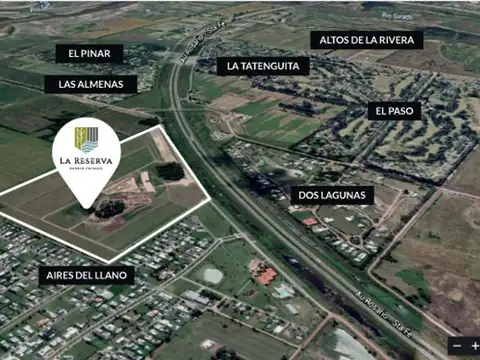 Terreno en Venta en La Reserva, USD 62.000
