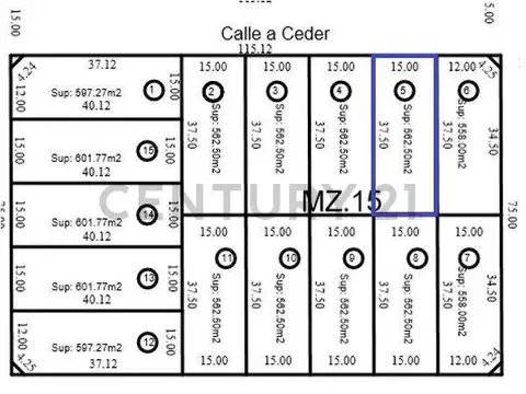 Terreno en Venta en Los Talas, USD 16.650