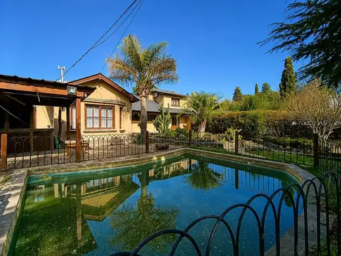 Venta casa + local en villa general belgrano