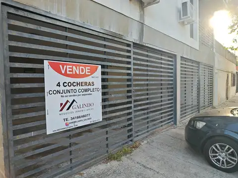 4 COCHERAS VENTA EN BLOCK 