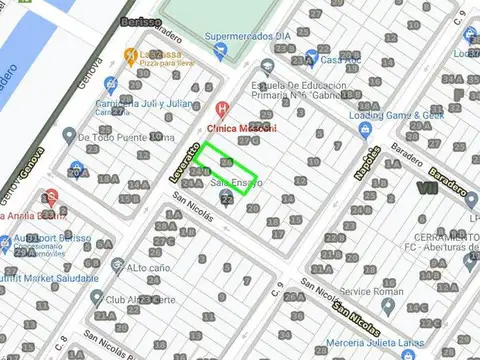 Terreno venta - 15x44mts - 640mts2 totales - Berisso