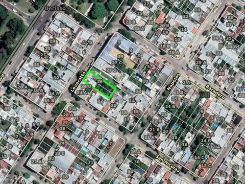 Terreno en Venta 15  mts Frente