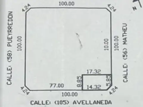  LOTE ESTRATÉGICO  vend 400m² - FRENTE AL HOSP. THOMPSON 