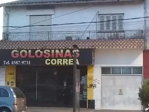 LOCAL sobre avenida PH con vivienda en PA  