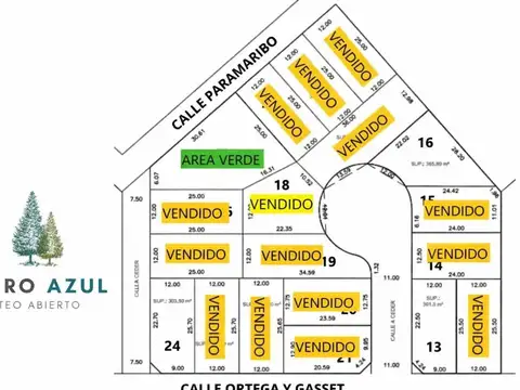 Terreno en Venta en Francisco Alvarez, USD 19.500