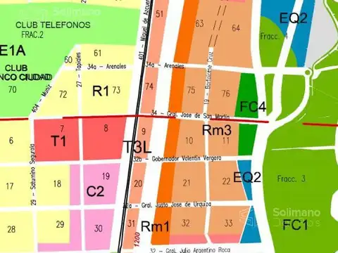 Avenida San martin al 800