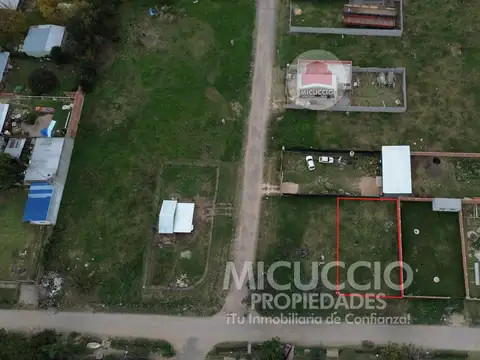Lote en venta, P Mendocinas entre Córdoba y Mendoza (Parcela N°13 de la Manzana 3b), Belén de Escoba