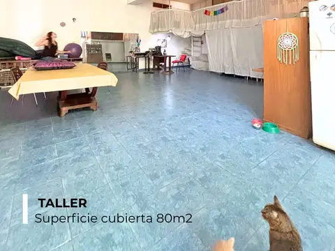 CASA CON TALLER BARRIO PARQUE