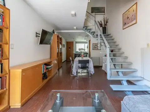 Dúplex 3 ambientes balcón aterrazado -contrafrente- Villa Crespo