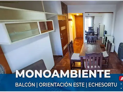 DEPTO MONOAMBIENTE CON BALCÓN EN VENTA ECHESORTU