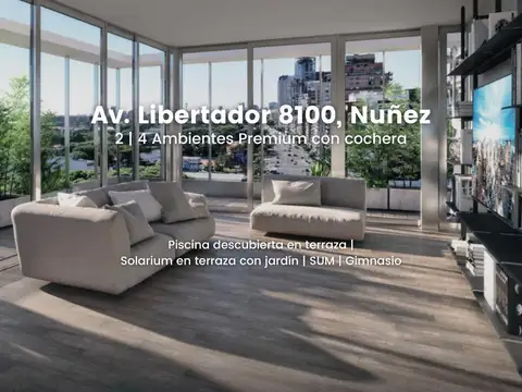 Departamentos premium sobre Av. Libertador con vista soñada y mucha luz