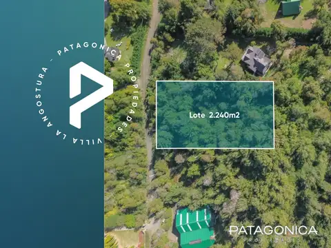 VENTA Terreno de 2240m2 para edificar 3 UF en Las Balsas, Villa La Angostura