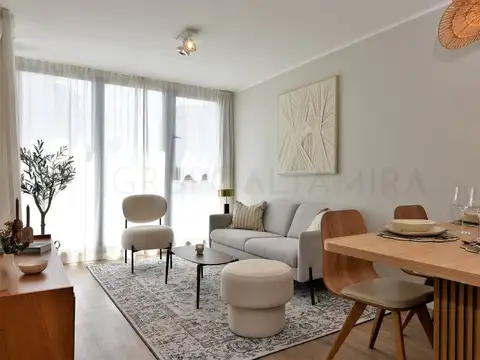 Venta apartamento 1 Dorm Pocitos con terraza