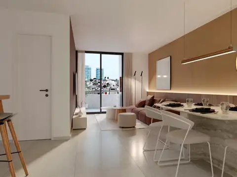 Departamento 3 ambientes con 4 baños