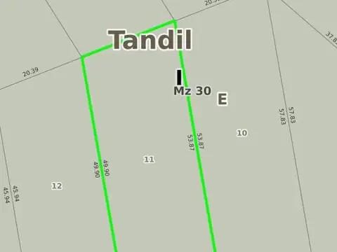 Terreno en Venta de 1038,0 m2