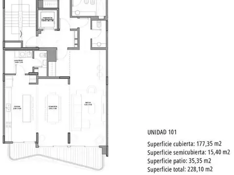 Departamento en Venta de 4 ambientes