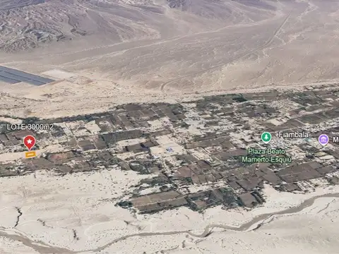 Terreno en Venta en Fiambala, USD 23.000