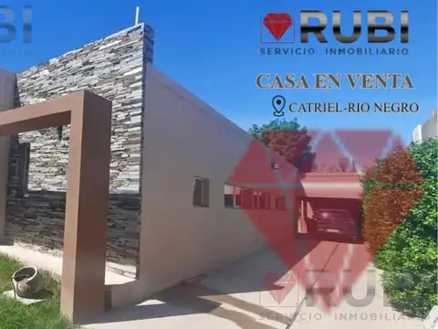 CASA EN VENTA EN CATRIEL-RIO NEGRO