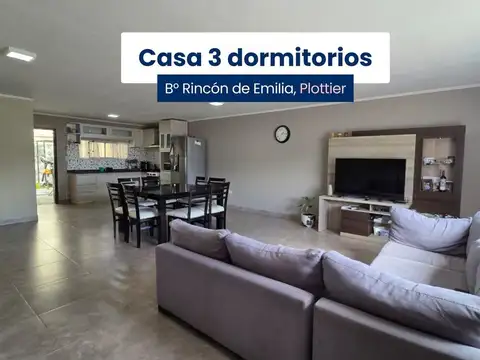Casa 3 dorm EN VENTA, Rincon de Emilia, Plottier
