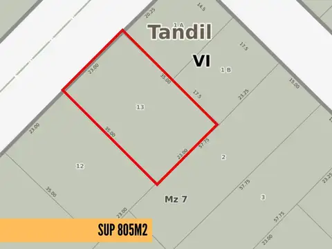 Terreno en Venta, FOS 0,6