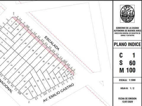 Terreno en Venta en Villa Luro, USD 650.000