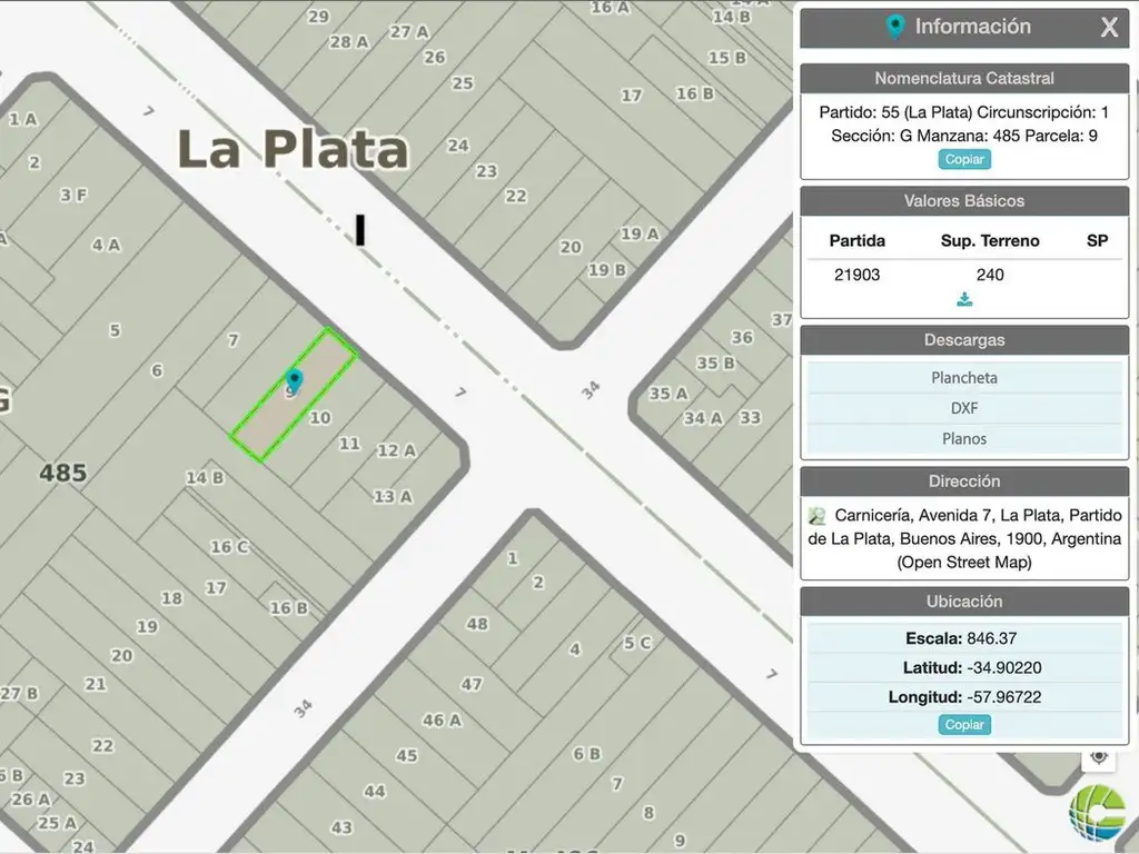 Avenida 7 e/ 33 y 34 100