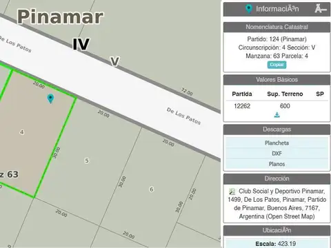 Venta Local Comercial y Galpón sobre LOTE MULTIFAMILIAR en Pinamar