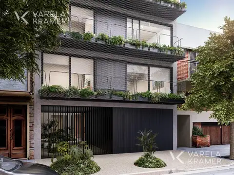 Departamento de 3 ambientes con jardín en Bajo Belgrano