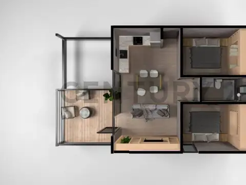 Depto Tipo Casa en Venta en Villa la Angostura, USD 160.000