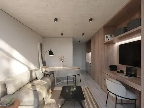 Departamento 2 ambientes con 1 baño