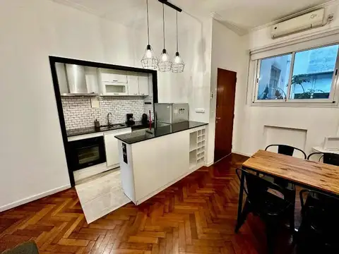 VENTA DEPARTAMENTO DE 2 AMBIENTES EN RECOLETA AMOBLADO APTO CREDITO Y APTO PROF.