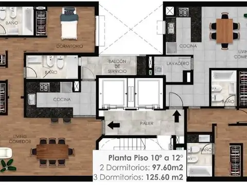 Departamento en Venta de 2 dormitorios