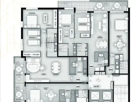 Departamento 4 ambientes con 1 baño