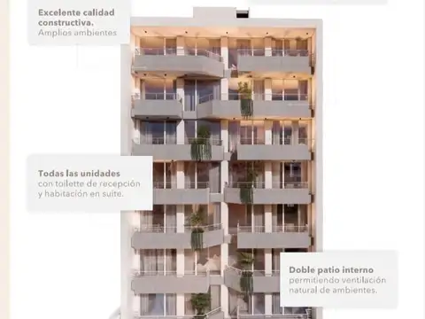 Venta Departamento en Pozo 2 amb con cochera Constitución