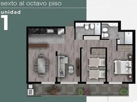 Departamento en Venta en Martin, USD 159.000