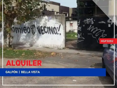 GalpÃ³n - Alquiler - Argentina, Bella Vista - Av. Pres. Arturo U. Illia 883
